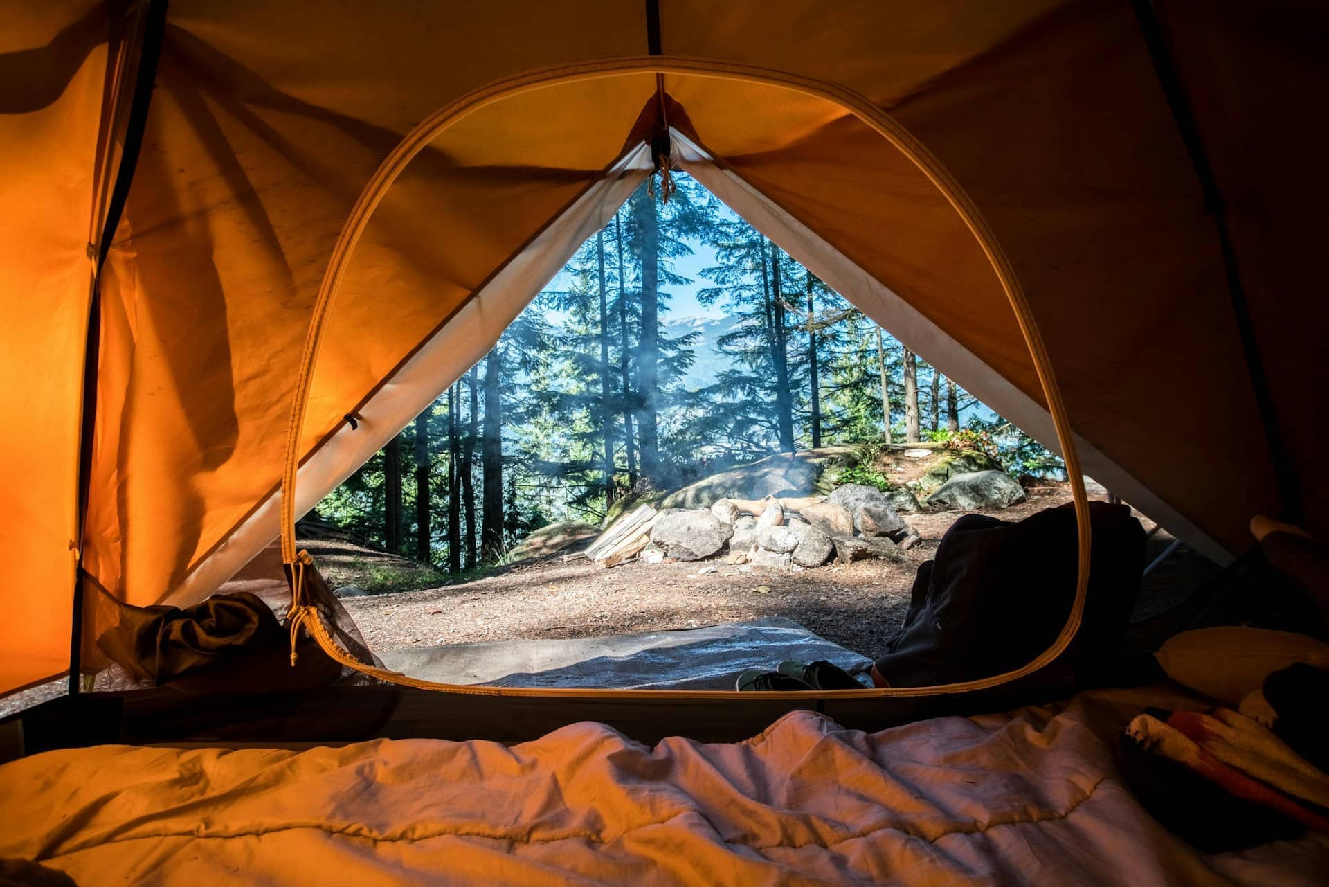 Camping Tent Background